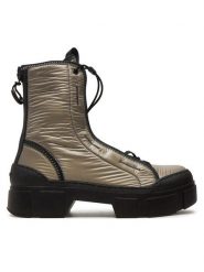 Vic Matié Botki 1F2000D 14B090305 Szary. Szare botki damskie Vic Matié, z materiału, bez obcasa, na płaskiej podeszwie, bez zapięcia. Za 1,489.00 zł.