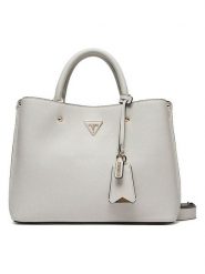 Guess Torebka w kolorze kremowym - 32 x 24 x 12 cm rozmiar: onesize. Brązowe torebki klasyczne damskie Guess, z aplikacjami, z materiału, bez dodatków. Za 484.31 zł.