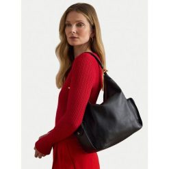 Torebka LAUREN RALPH LAUREN. Czarne torebki klasyczne damskie Lauren Ralph Lauren, bez wzorów, bez dodatków. Za 2,198.99 zł.