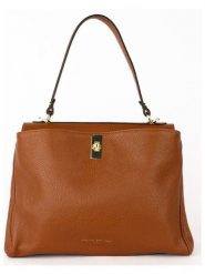 Maison héritage PARIS Skórzana torebka "Talia" w kolorze jasnobrązowym - 31 x 25 x 11 cm rozmiar: onesize. Brązowe torebki klasyczne damskie maison héritage PARIS, bez wzorów, z materiału, bez dodatków. Za 521.99 zł.
