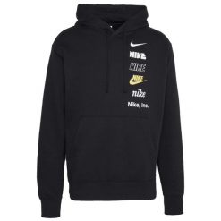 Bluza z kapturem męska Nike Club BB PO Hoodie Mlogo. Czarne bluzy z kapturem męskie Nike, m, z bawełny. Za 259.00 zł.