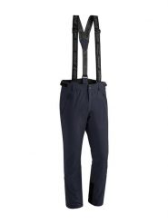 Maier Sports Spodnie narciarskie "Anton Slim" w kolorze czarnym rozmiar: 48. Czarne spodnie materiałowe męskie Maier Sports, bez wzorów. Za 513.45 zł.