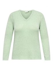ONLY Carmakoma Sweter w kolorze miętowym rozmiar: XL-54. Zielone swetry klasyczne damskie Only Carmakoma, xl, ze splotem, bez kołnierzyka. Za 74.28 zł.