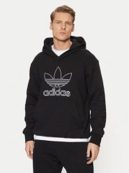 Adidas Bluza adicolor Outline Trefoil JP1079 Czarny Loose Fit. Czarne bluzy bez kaptura męskie Adidas, m, z bawełny. Za 229.99 zł.