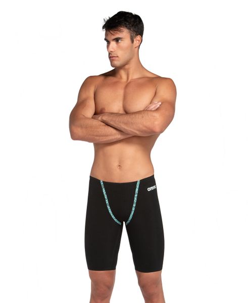 Strój startowy męski spodenki jammery pływackie Arena Powerskin Primo. Czarne kąpielówki męskie Arena, m, bez wzorów, z elastanu, na fitness i siłownię. Za 1,651.98 zł.