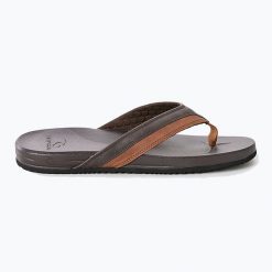 Japonki męskie Rip Curl Soft Top. Brązowe klapki i japonki męskie RIPCURL. Za 129.99 zł.