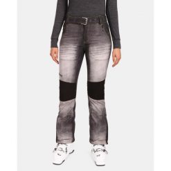 Damskie spodnie narciarskie softshell Kilpi JEANSO-W. Czarne spodnie dresowe damskie Kilpi, bez wzorów, z softshellu, sportowe. Za 422.05 zł.