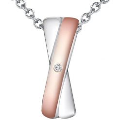 Rafaela Donata Diamentowy naszyjnik srebro wysokiej próby Diament srebro/różowe złoto Naszyjniki 1 ct Damski. Czerwone naszyjniki damskie Rafaela Donata, srebrne. Za 249.99 zł.
