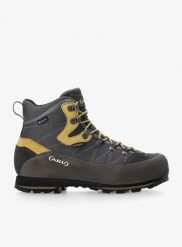 Buty trekkingowe męskie AKU Trekker Lite III Wide GTX. Szare buty trekkingowe męskie Aku, z gore-texu, bez zapięcia, trekkingowe, gore-tex. Za 983.39 zł.