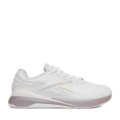 Buty na siłownię Reebok. Białe buty sportowe na co dzień damskie Reebok, bez wzorów, na fitness i siłownię. Za 373.99 zł.