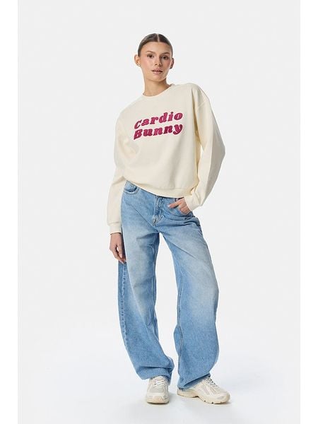 Cardio Bunny Bluza w kolorze kremowym rozmiar: M. Brązowe bluzy bez kaptura damskie Cardio Bunny, m. Za 103.37 zł.