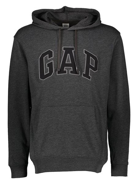 GAP Bluza w kolorze antracytowym rozmiar: XL. Czarne bluzy z kapturem męskie GAP, xl, z bawełny. Za 126.75 zł.