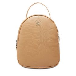 Plecak Beverly Hills Polo Club. Brązowe plecaki damskie Beverly Hills Polo Club, bez wzorów. Za 179.99 zł.