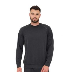 Bluza męska wełniana OUTDOOR MERINO. Szare bluzy bez kaptura męskie Brubeck, m, z elastanu. Za 249.00 zł.