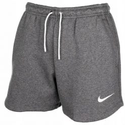 Spodenki Damskie Park 20. Szare szorty damskie Nike, bez wzorów, z bawełny. Za 186.99 zł.