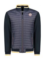 Canadian Peak Kurtka polarowa "Torinoeak" w kolorze granatowym rozmiar: S. Niebieskie kurtki męskie Canadian Peak, s, z aplikacjami, z materiału, bez kaptura. Za 113.10 zł.