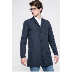 Selected - Płaszcz Steffen. Niebieskie płaszcze męskie Selected, m, bez wzorów, z bawełny. W wyprzedaży za 239.90 zł.