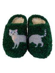 WD lifestyle Kapcie "Cat" w kolorze zielono-szarym rozmiar: S/M. Szare kapcie damskie WD lifestyle. Za 84.95 zł.