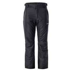 Spodnie narciarskie damskie Hi-Tec Lady Miden - czarne, Rozmiar XL. Czarne spodnie materiałowe damskie Hi-tec, bez wzorów, z materiału, sportowe. W wyprzedaży za 169.99 zł.