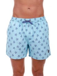 The Time of Bocha Szorty kąpielowe w kolorze błękitnym rozmiar: L. Niebieskie szorty sportowe męskie The Time of Bocha, l, z materiału, outdoorowe. Za 97.05 zł.