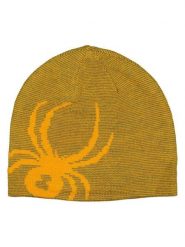 SPYDER Dwustronna czapka beanie "Innsbruck" w kolorze żółtym rozmiar: onesize. Żółte czapki męskie Spyder, bez wzorów, z materiału, sportowe. Za 147.91 zł.