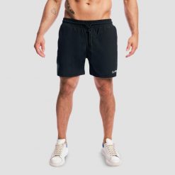 Szorty męskie fitness regular z kieszeniami czarne Base. Czarne szorty męskie GYMBEAM, m, z elastanu, do biegania. Za 97.90 zł.
