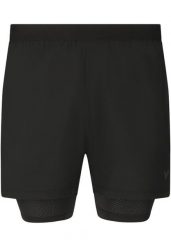 Szorty Virtus Dylan V2. Czarne szorty męskie VIRTUS, l, z materiału, trekkingowe. Za 228.50 zł.