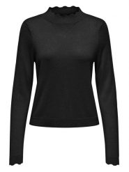 ONLY Sweter w kolorze czarnym rozmiar: XL. Czarne golfy damskie Only, xl, bez wzorów, z włókna, bez ramiączek. Za 83.62 zł.