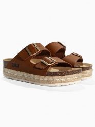 Sunbay Klapki "Orange" w kolorze brązowym rozmiar: 38. Brązowe klapki damskie Sunbay, bez wzorów, bez obcasa. Za 113.90 zł.