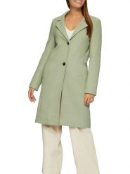 S.Oliver Płaszcz przejściowy w kolorze miętowym rozmiar: 40. Zielone płaszcze damskie S.Oliver, s, bez wzorów, z wełny. Za 239.99 zł.