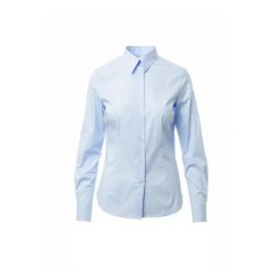 Koszula damska Payper Wear Florentia. Niebieskie koszule damskie PAYPER WEAR, bez wzorów, z bawełny, eleganckie, bez kołnierzyka, bez ramiączek. Za 246.00 zł.