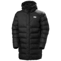 Kurtka puchowa Helly Hansen Oslo Puffy. Czarne kurtki męskie Helly Hansen, m, bez wzorów, z puchu, bez kaptura. W wyprzedaży za 1,149.00 zł.