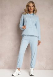 Niebieski Komplet Dresowy z Bluzą i Spodniami Ciranova. Niebieskie bluzy z kapturem damskie Renee, m, z dresówki. Za 69.99 zł.