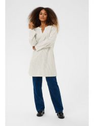 Cream Tunika w kolorze biało-szarym rozmiar: 42. Białe tuniki damskie Cream, bez wzorów, bez kołnierzyka, bez ramiączek. Za 130.81 zł.