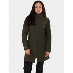 Kurtka Softshell Damska Fundango Wichita. Zielone kurtki softshell damskie Fundango, bez wzorów, z softshellu, bez kaptura. Za 399.90 zł.