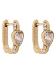 Guess Kolczyki JUBE06 365JW Złoty. Żółte kolczyki damskie Guess, ze stali. Za 249.99 zł.