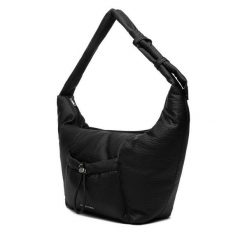 Torebka Guess Jeans. Czarne torebki klasyczne damskie Guess Jeans, z aplikacjami, z jeansu, bez dodatków. Za 279.99 zł.