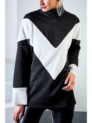 LA Angels Bluza w kolorze czarno-kremowym rozmiar: M. Czarne bluzy bez kaptura damskie LA Angels, m. Za 108.74 zł.