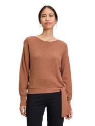 Betty Barclay Sweter w kolorze jasnobrązowym rozmiar: 46. Brązowe swetry klasyczne damskie Betty Barclay, ze splotem, bez kołnierzyka. Za 134.85 zł.