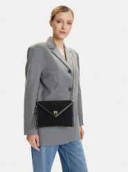PINKO Torebka Flat Purse Handle AI 25-26 PCPL 104820 A2JH Czarny. Czarne torebki klasyczne damskie Pinko, bez wzorów, ze skóry, bez dodatków. Za 479.99 zł.