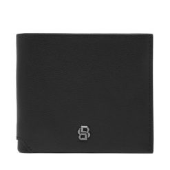 Portfel BOSS. Czarne portfele męskie Boss, bez wzorów. Za 629.99 zł.