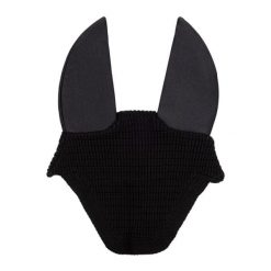 Czapka z muchą dla koni Equestro Silence. Czarne czapki męskie EQUESTRO, bez wzorów, sportowe. Za 155.23 zł.