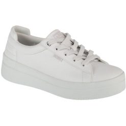 Buty sportowe Sneakersy damskie, Bobs Dvine Sky - Main Step. Białe buty sportowe na co dzień damskie Skechers, bez wzorów, trekkingowe. Za 249.99 zł.