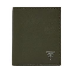 Portfel Guess. Brązowe portfele męskie Guess, z aplikacjami. Za 159.99 zł.