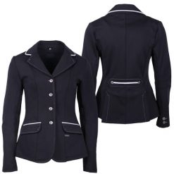 Kurtka do jazdy konnej QHP Coco. Czarne kurtki damskie QHP, m, bez wzorów, z elastanu, bez kaptura. Za 421.00 zł.