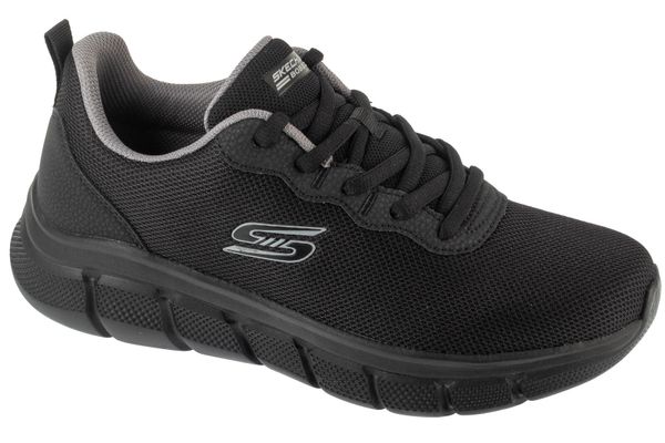 Buty sportowe Sneakersy męskie, Bobs B Flex - Icy Edge. Czarne buty sportowe na co dzień męskie Skechers, z materiału, bez zapięcia, trekkingowe. Za 239.99 zł.
