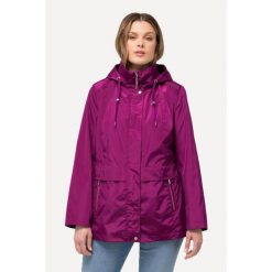 Damskie Kurtka przeciwwiatrowa HYPRAR hydrofobowa kaptur. Czerwone kurtki damskie Ulla Popken, plus size, bez wzorów, z materiału, bez kaptura. W wyprzedaży za 383.99 zł.