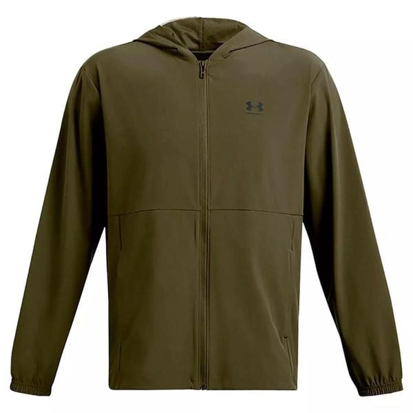 Kurtka przeciwwiatrowa Under Armour. Zielone kurtki męskie Under Armour, xs, bez wzorów, z materiału, z kapturem. Za 349.40 zł.