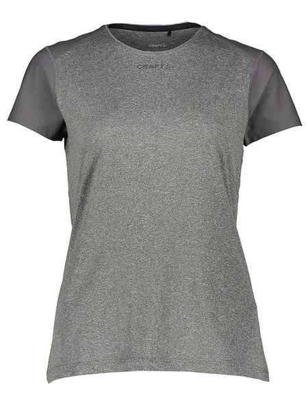 Craft Koszulka sportowa "ADV Essence" w kolorze szarym rozmiar: M. Szare bluzki sportowe damskie Craft, m, bez kołnierzyka, bez ramiączek. Za 74.11 zł.