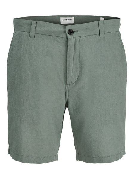 Jack & Jones Szorty materiałowe Stace Summer 12248627 Khaki Regular Fit. Brązowe szorty męskie Jack & Jones, bez wzorów, z bawełny. Za 108.99 zł.